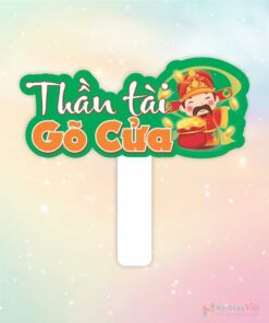 Hashtag cầm tay thần tài gõ cửa