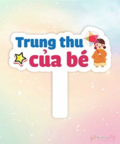 Hashtag cầm tay trung thu của bé