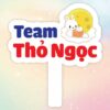 Hashtag cầm tay team thỏ ngọc
