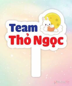 Hashtag cầm tay team thỏ ngọc