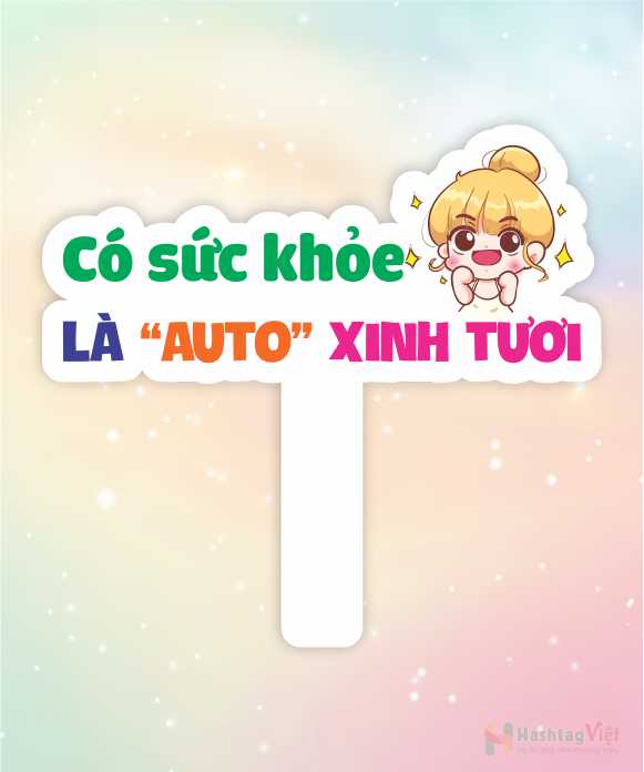 Hashtag cầm tay có sức khoẻ là auto xinh đẹp