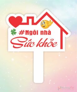 Hashtag cầm tay ngôi nhà sức khoẻ