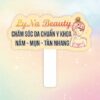 Hashtag cầm tay thẩm mỹ viện Ly Na