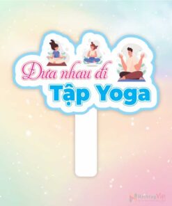 Hashtag cầm tay đưa nhau đi tập yoga