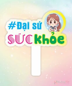 Hashtag cầm tay đại sứ sức khoẻ