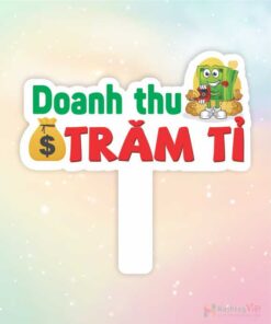 Hashtag cầm tay doanh thu trăm tỉ