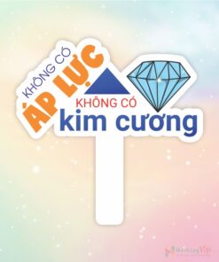 Hashtag cầm tay không có áp lực không có kim cương