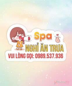 Bảng biển treo cửa spa