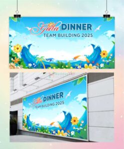 Backdrop gala dinner