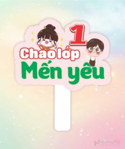 Hashtag cầm tay chào lớp 1 mến yêu