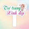 Hashtag cầm tay trẻ trung xinh đẹp