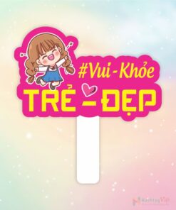 Hashtag cầm tay vui khoẻ trẻ đẹp