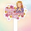 Hashtag cầm tay Happy Women's Day