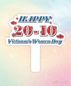 Hashtag cầm tay chúc mừng ngày phụ nữ Việt Nam 20-10