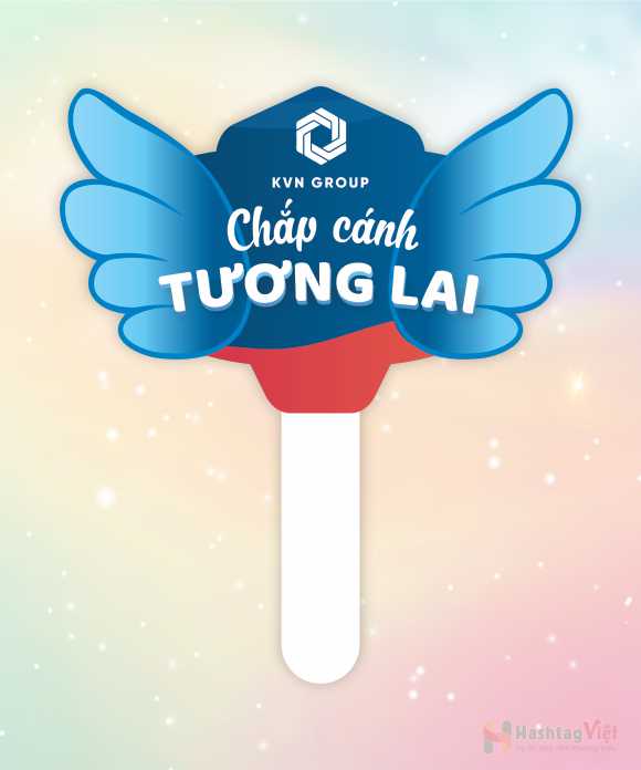Hashtag cầm tay chắp cánh tương lai