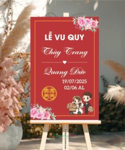 Bảng lễ vu quy Thuỳ Trang Quang Đức