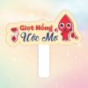 Hashtag cầm tay giọt hồng ước mơ
