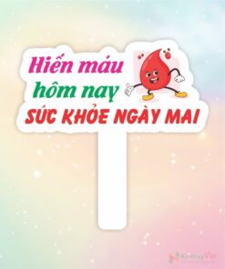 Hashtag cầm tay hiến máu hôm nay sức khoẻ ngày mai