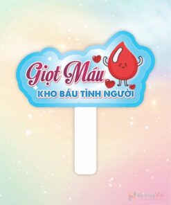 Hashtag cầm tay giọt máu kho báu