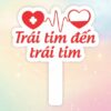 Hashtag cầm tay trái tim đến trái tim