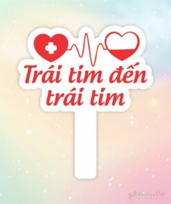 Hashtag cầm tay trái tim đến trái tim