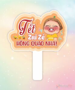 Hashtag cầm tay tết vui vẻ không quạo
