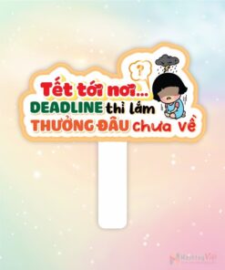 Hashtag cầm tay tết tới nơi, deadline thì lắm, thưởng đâu chưa về