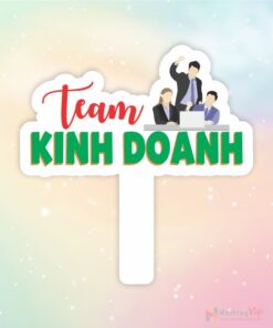 hashtag cầm tay team kinh doanh