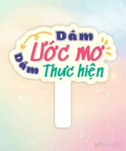 Hashtag cầm tay dám ước mơ dám thực hiện