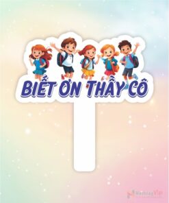 Hashtag cầm tay biết ơn thầy cô
