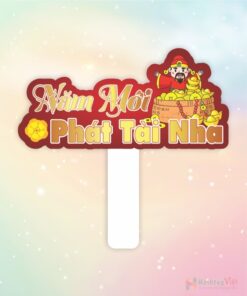 Hashtag cầm tay năm mới tết đến phát tài nha