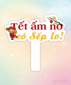 Hashtag cầm tay tết ấm no có sếp lo
