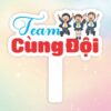 Hashtag cầm tay team cùng đội