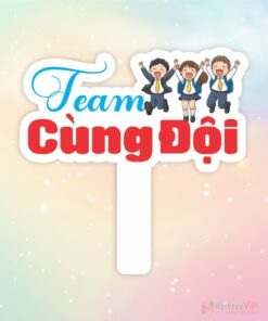 Hashtag cầm tay team cùng đội