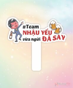 Hashtag cầm tay team nhậu yếu vừa ngửi đã say