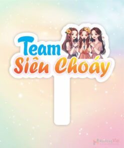 Hashtag cầm tay team siêu choáy
