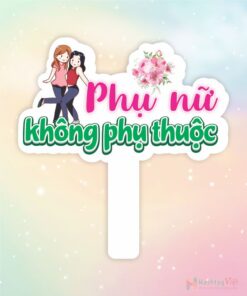 Hashtag cầm tay phụ nữ không phụ thuộc
