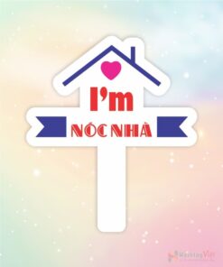Hashtag cầm tay i'm nóc nhà