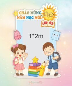 Khung chụp hình chào mừng năm học mới