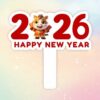 Hashtag cầm tay Tết Happy New Year