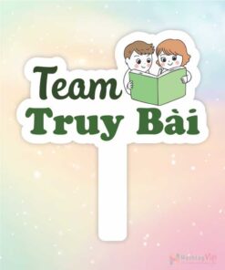 Hashtag cầm tay team truy bài