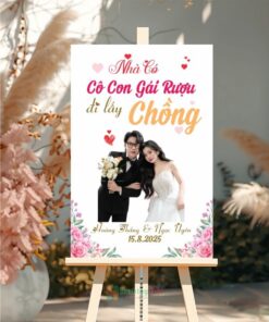 Bảng tên đám cưới Hoàng Thắng - Ngọc Uyên