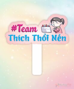 Hashtag cầm tay team thích thổi nến