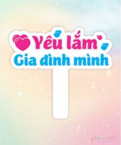 Hashtag cầm tay yêu lắm gia đình mình