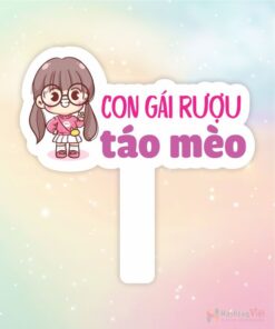 Hashtag cầm tay con gái rượu táo mèo