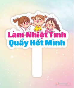 Hashtag cầm tay làm nhiệt tình quẩy hết mình