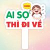 Hashtag cầm tay ai sợ thì đi về
