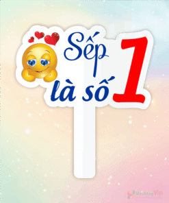 Hashtag cầm tay Sếp em number 1