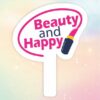 Hashtag cầm tay Beauty and Happy