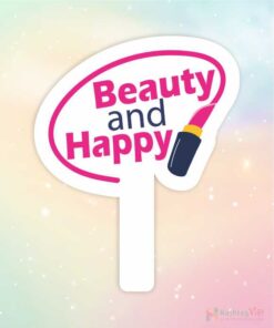Hashtag cầm tay Beauty and Happy